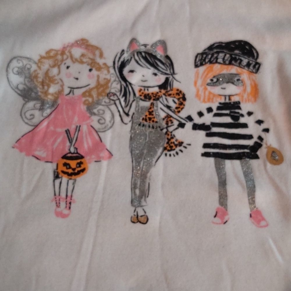 Spooked - Toddler Size 3T - Half Off Halloween - Pajama Shirt